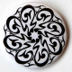 Badge "Muhammad" calligraphie artistique -