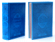 Le Noble Coran avec pages en couleur Arc-en-ciel (Rainbow) - Bilingue (francais/arabe) - Couverture Cuir de couleur bleu