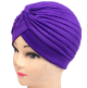 Bonnet style egyptien de couleur mauve