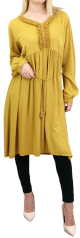 Tunique longue style boheme - Taille standard (Plusieurs couleurs disponibles)