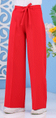 Pantalon ample pour femme - Couleur Rouge (Grandes tailles)