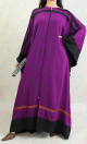Robe papillon tres ample avec ouverture zip - Couleur violette