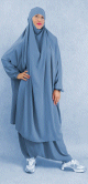 Ensemble Jilbab femme deux (2) pieces cape et seroual (pantalon) - Plusieurs couleurs de Jilbeb disponibles
