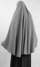 Grande cape - Hijab long de priere pour femme - Couleur gris