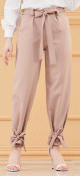 Pantalon femme - Couleur vison