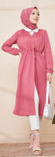 Cardigan pour femme (Boutique Mode Musulmane Hijab en Ligne France) - Couleur rose