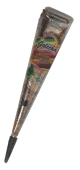 Cone de henne naturel couleur Marron avec paillettes pour tatouages