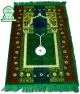 Tapis de priere avec boussole - Prayer carpet with compass -